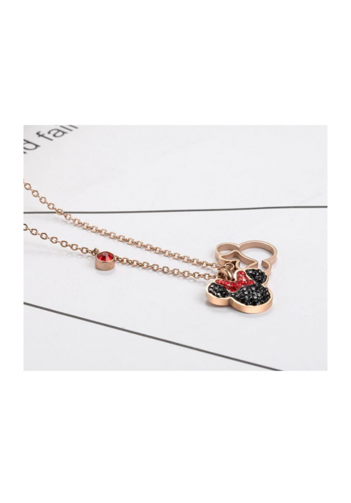 Micky Mouse Red Necklace