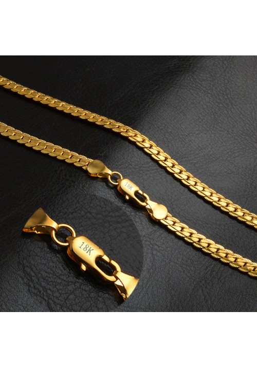 Men's 18K Real Gold Filled  Necklace 