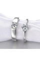 925 Silver Couple Ring Set 