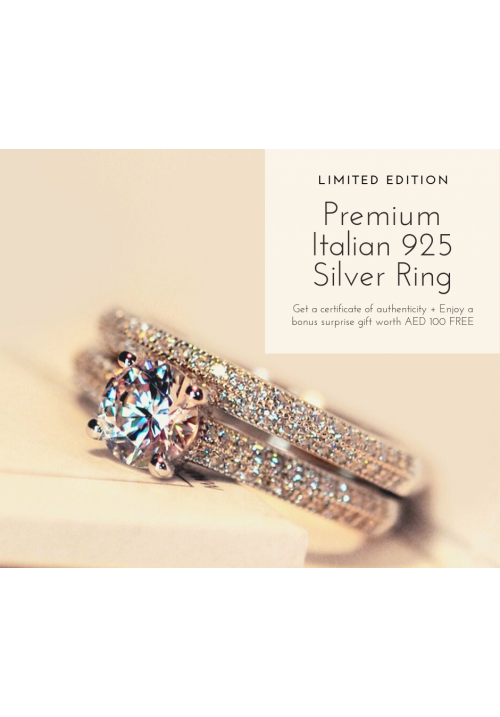 925 Premium Silver Double Ring