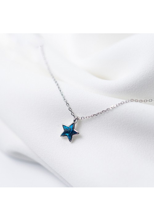 DAVIES Blue Star 925 Necklace