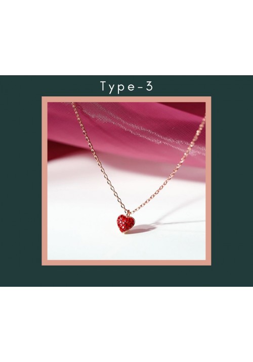 Amore 925 Certified Silver Italian Necklace 